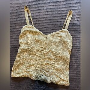 Abercrombie & Fitch Cream Floral Camisole